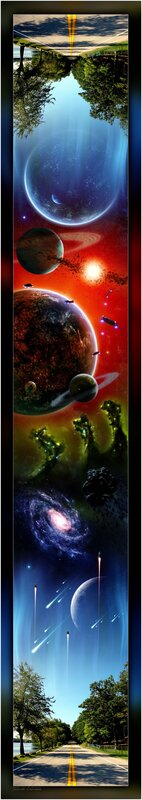 Cosmic journey through space