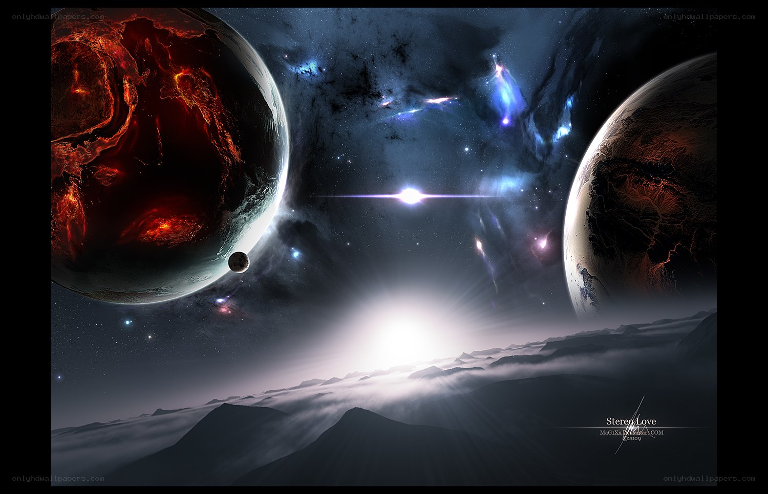 Cosmic landscape with twin planets