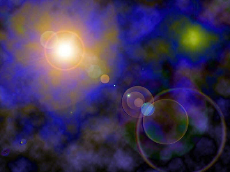 Cosmic light and nebula