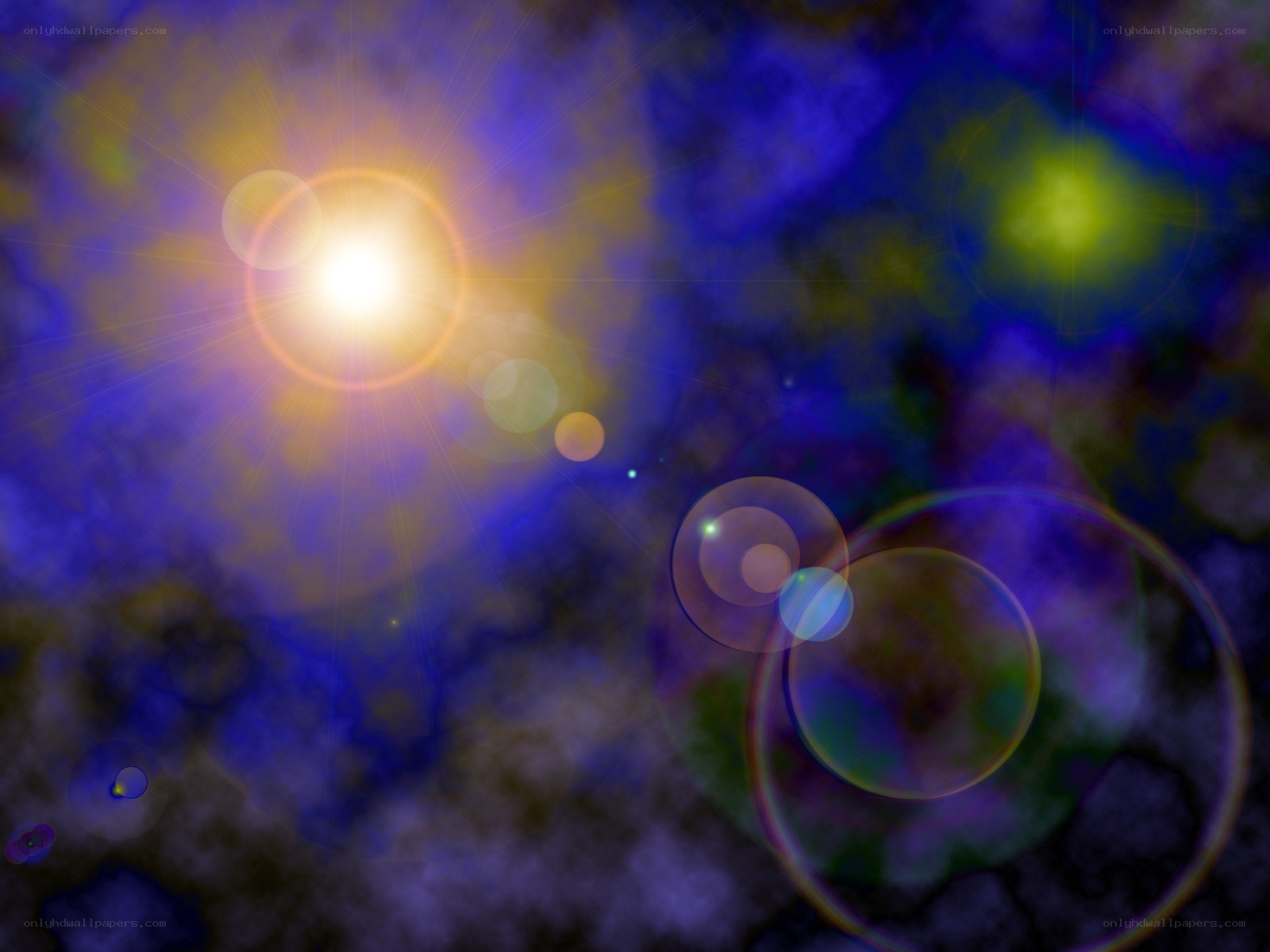 Cosmic light and nebula