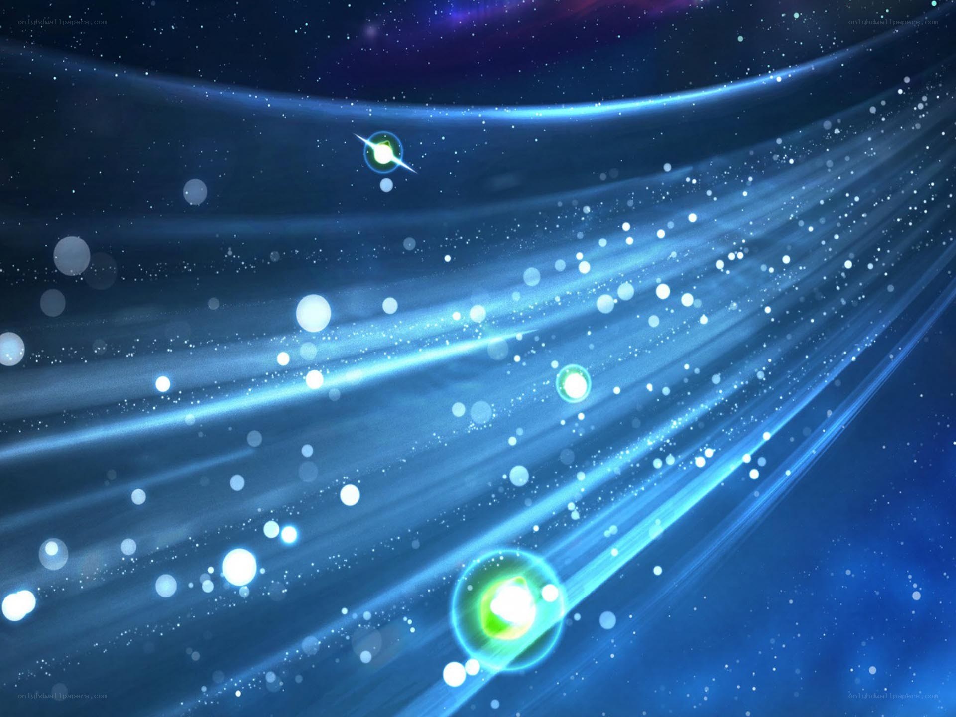 Cosmic light beams and stars