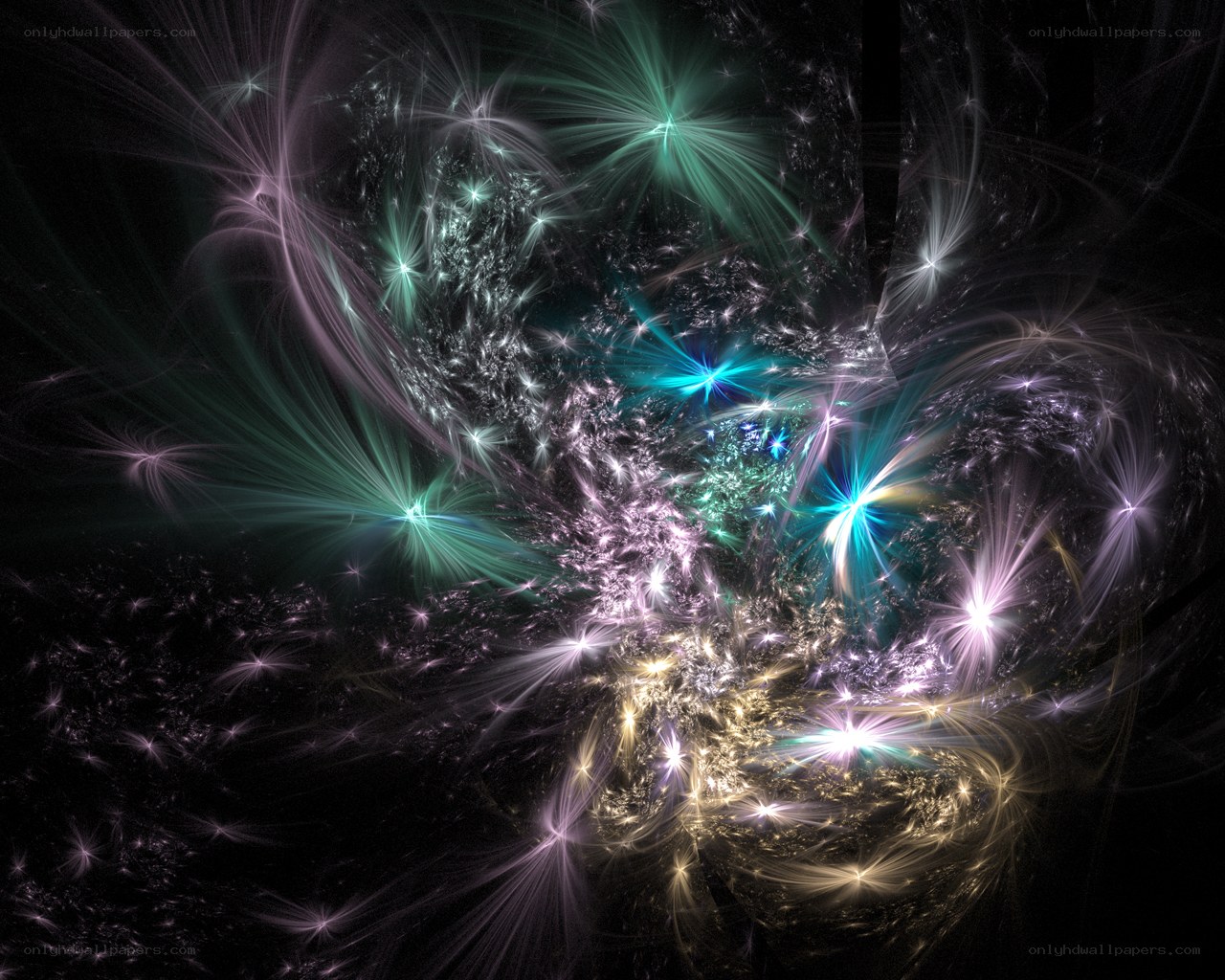Cosmic light burst fractal