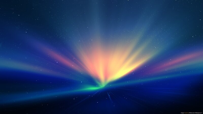 Cosmic light burst wallpaper