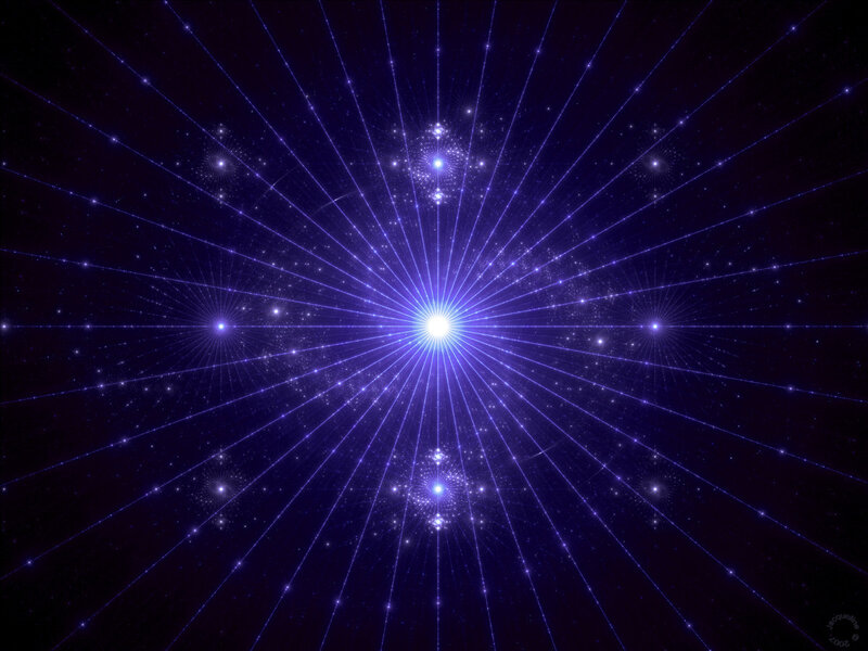 Cosmic light burst with stars