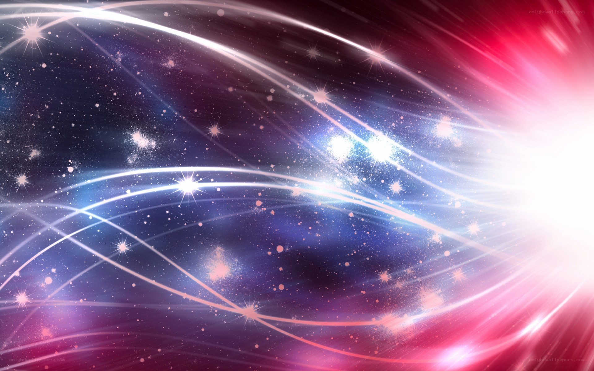 Cosmic light waves and stars