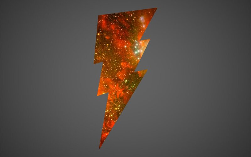 cosmic lightning bolt