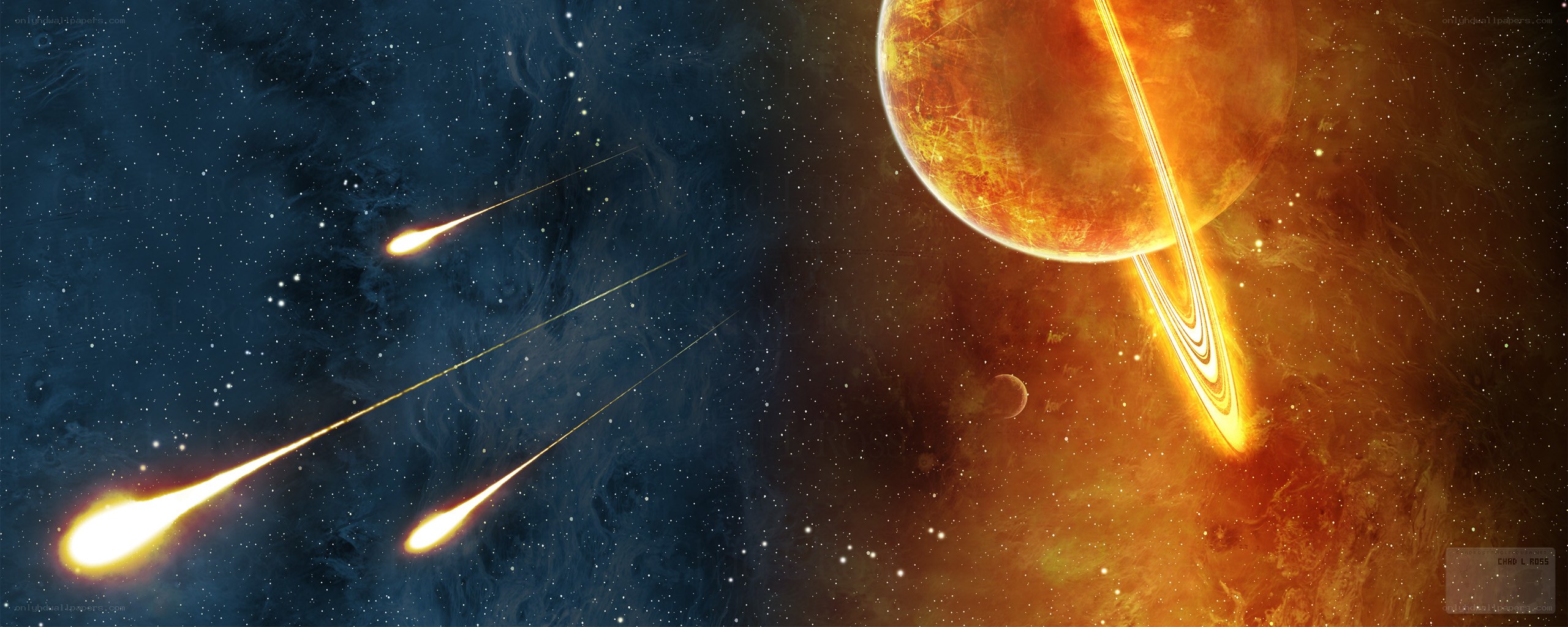 Cosmic meteor shower