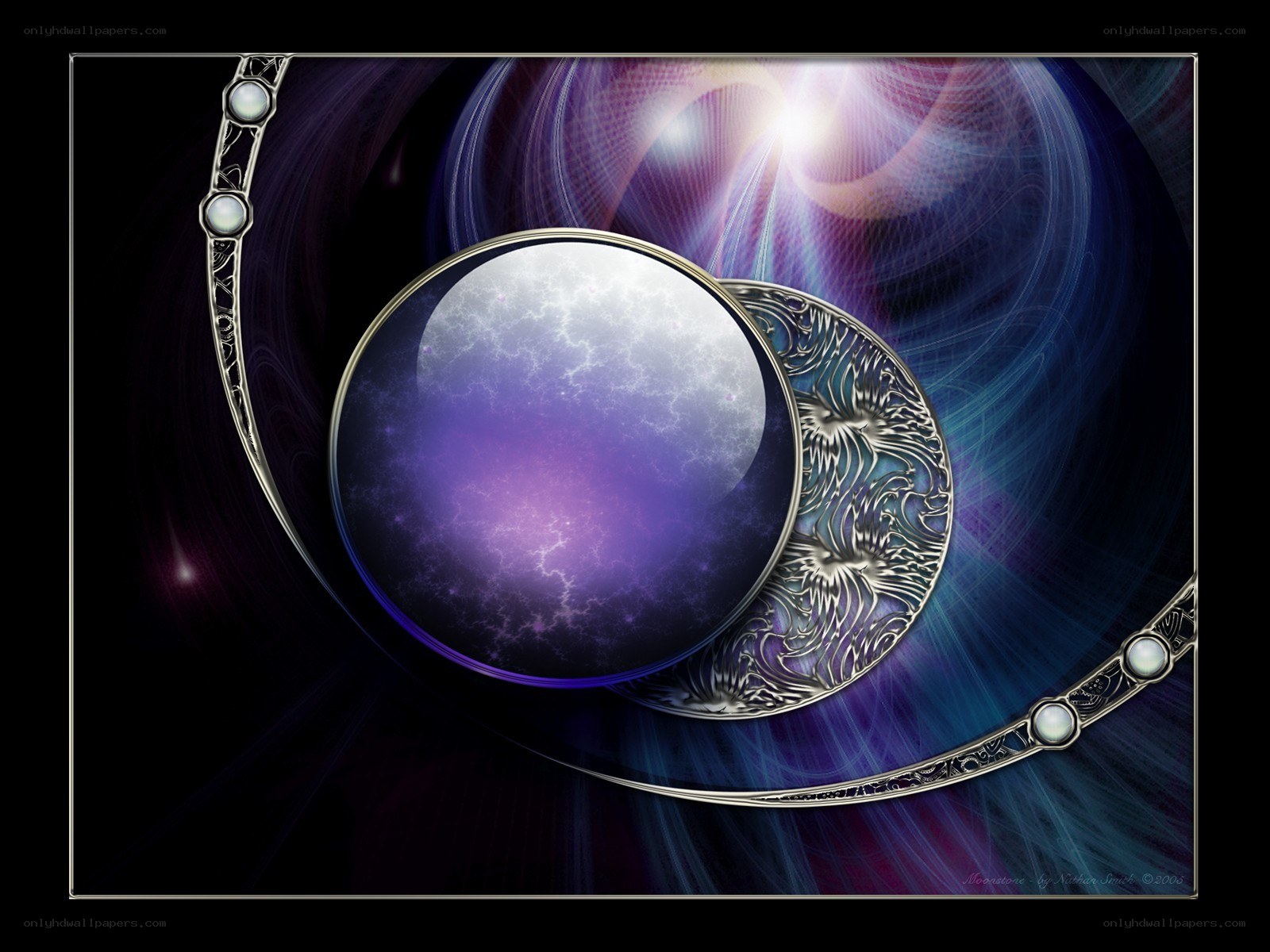Cosmic Moonstone Art