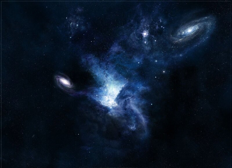 Cosmic Nebula and Galaxies