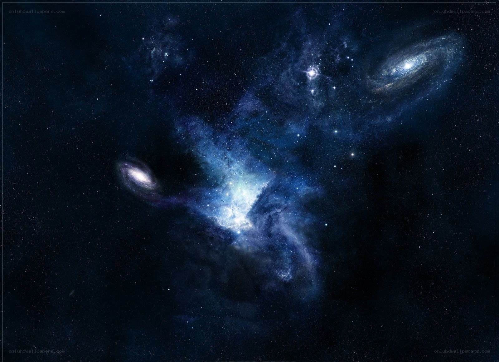 Cosmic Nebula and Galaxies