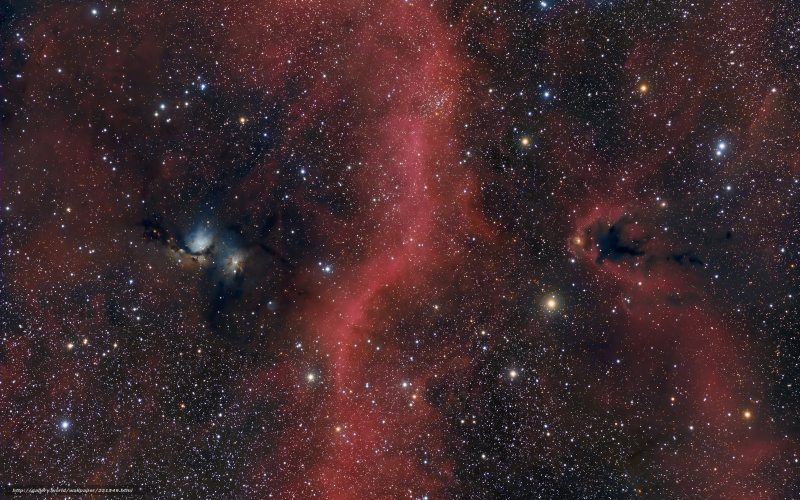 Cosmic Nebula and Stars