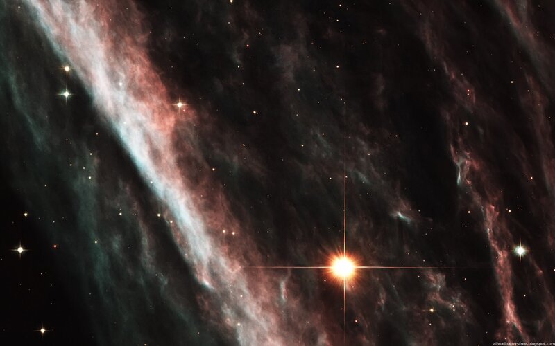Cosmic Nebula and Stars