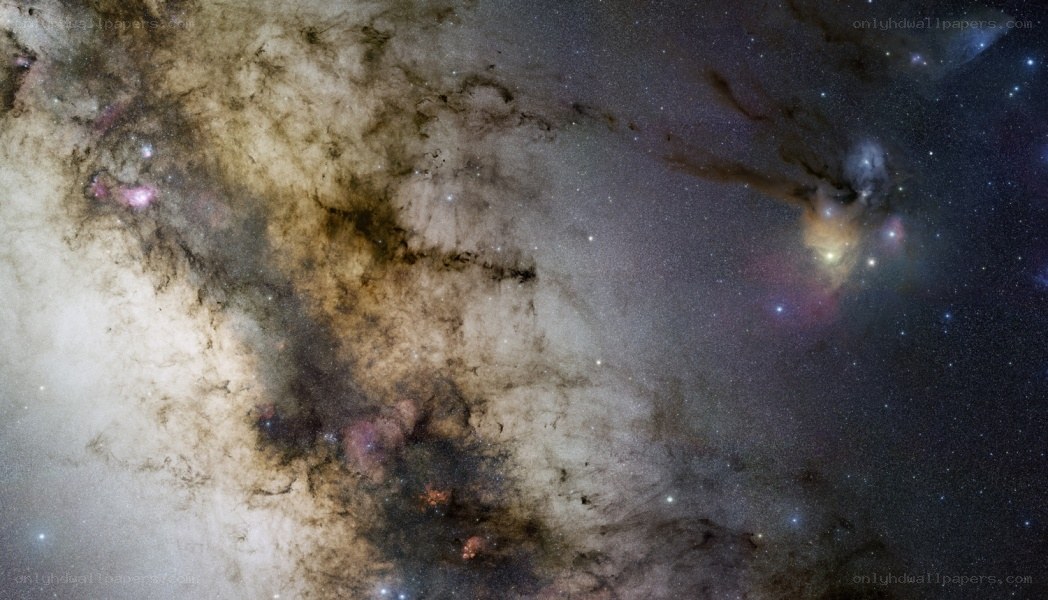Cosmic Nebula and Stars