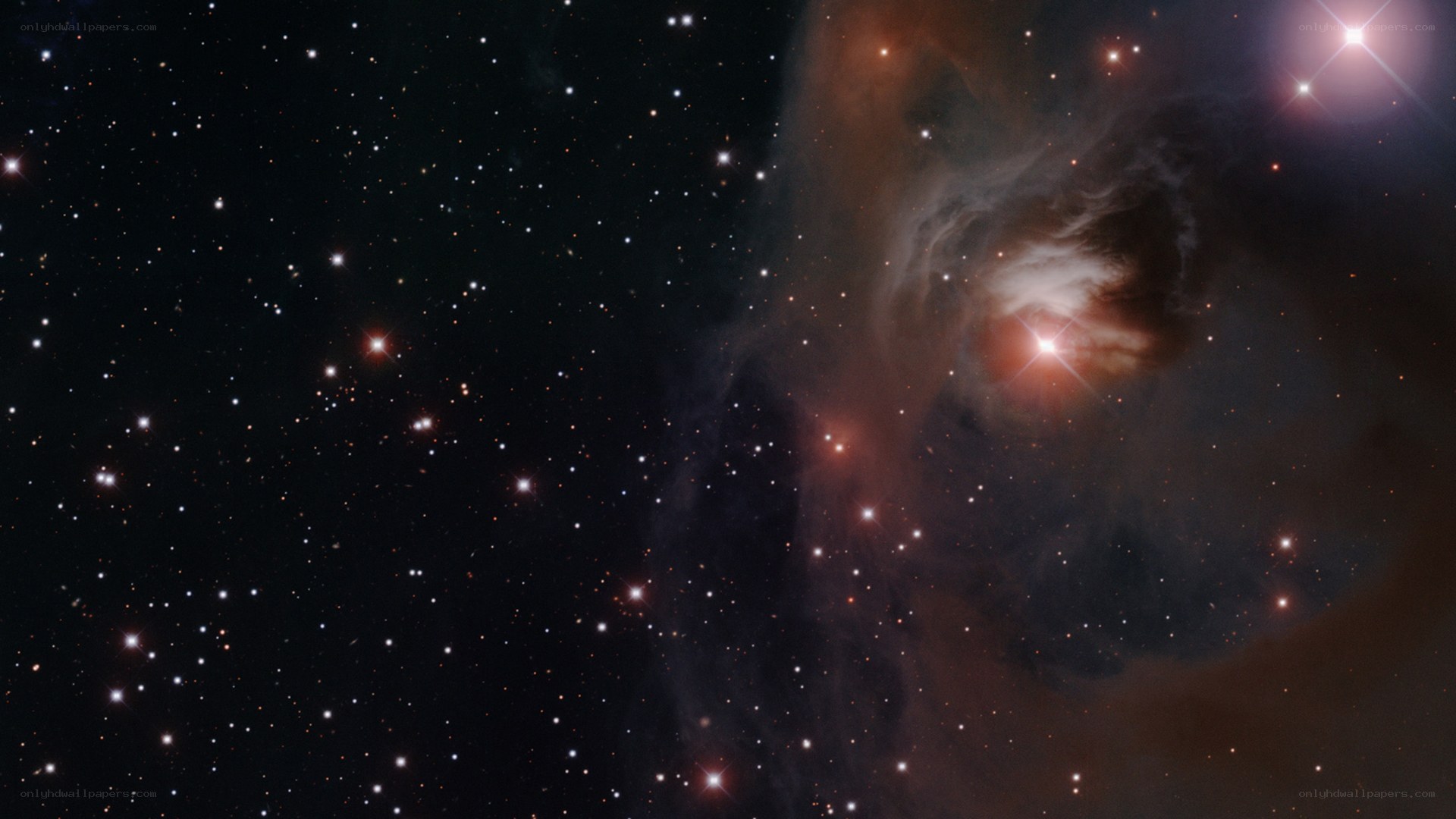Cosmic Nebula and Stars