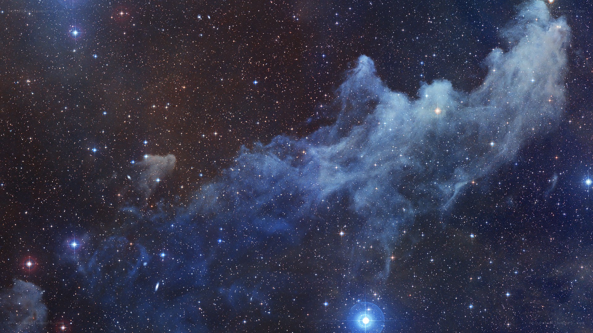Cosmic Nebula and Stars