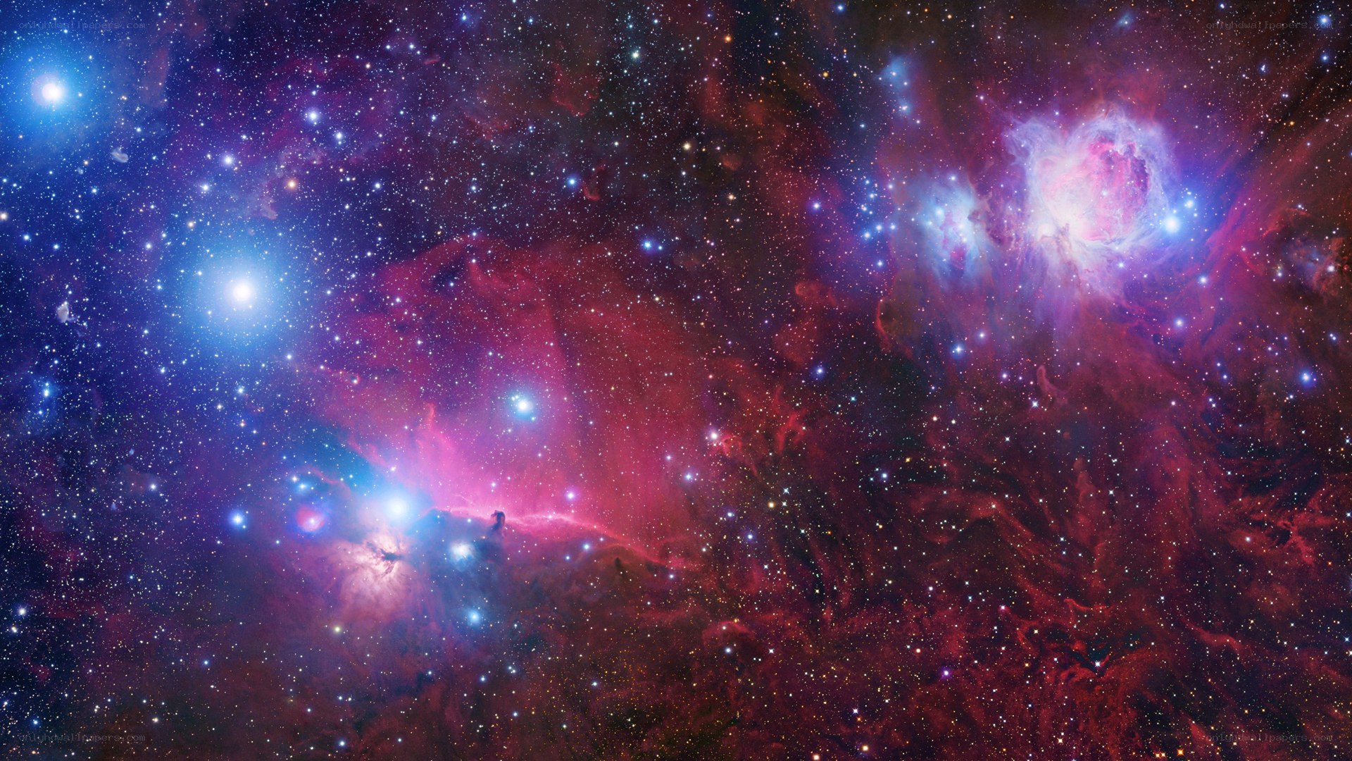 Cosmic Nebula and Stars