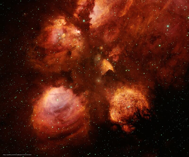 Cosmic Nebula and Stars