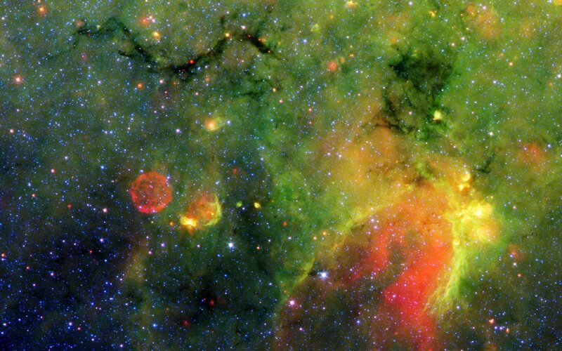 Cosmic Nebula and Stars
