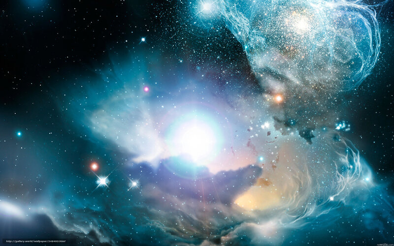 Cosmic Nebula and Stars