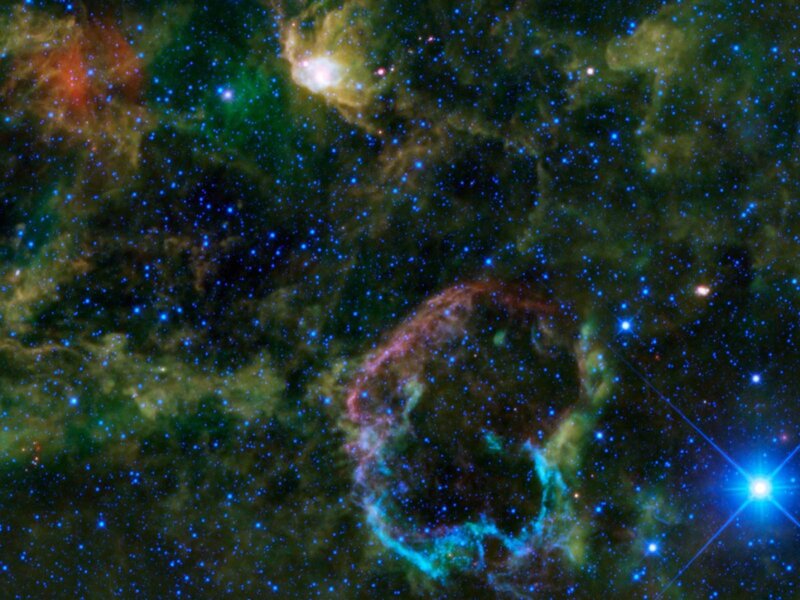 Cosmic Nebula and Stars