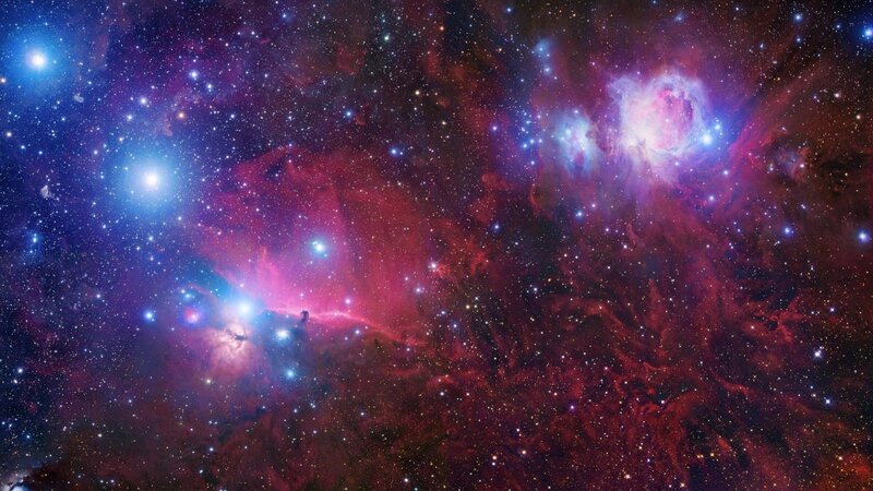 Cosmic Nebula and Stars