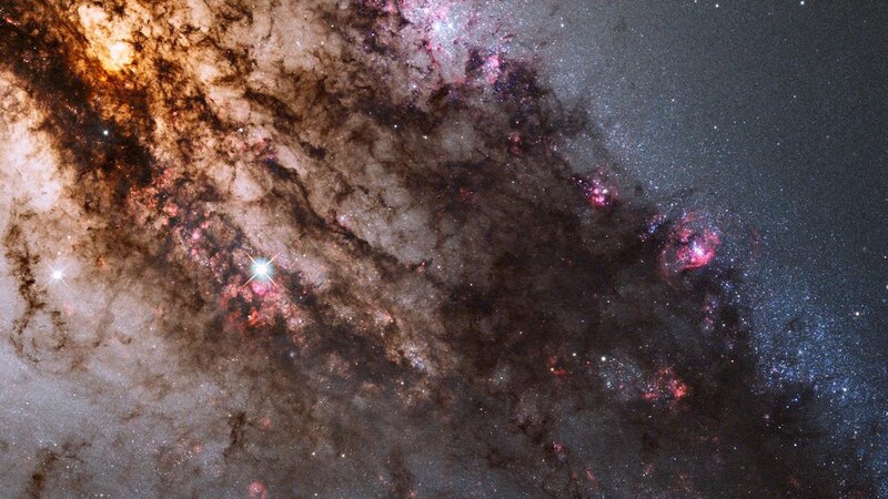 Cosmic Nebula and Stars