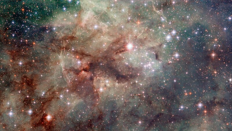 Cosmic Nebula and Stars