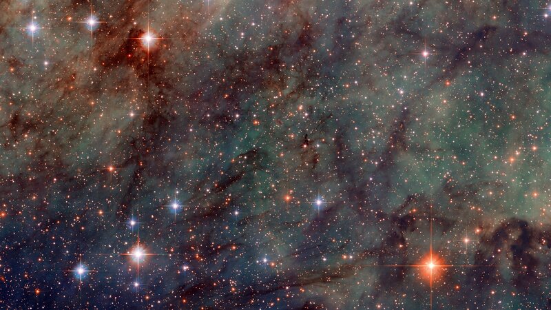 Cosmic Nebula and Stars
