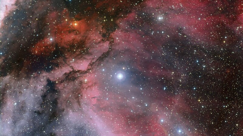 Cosmic Nebula and Stars
