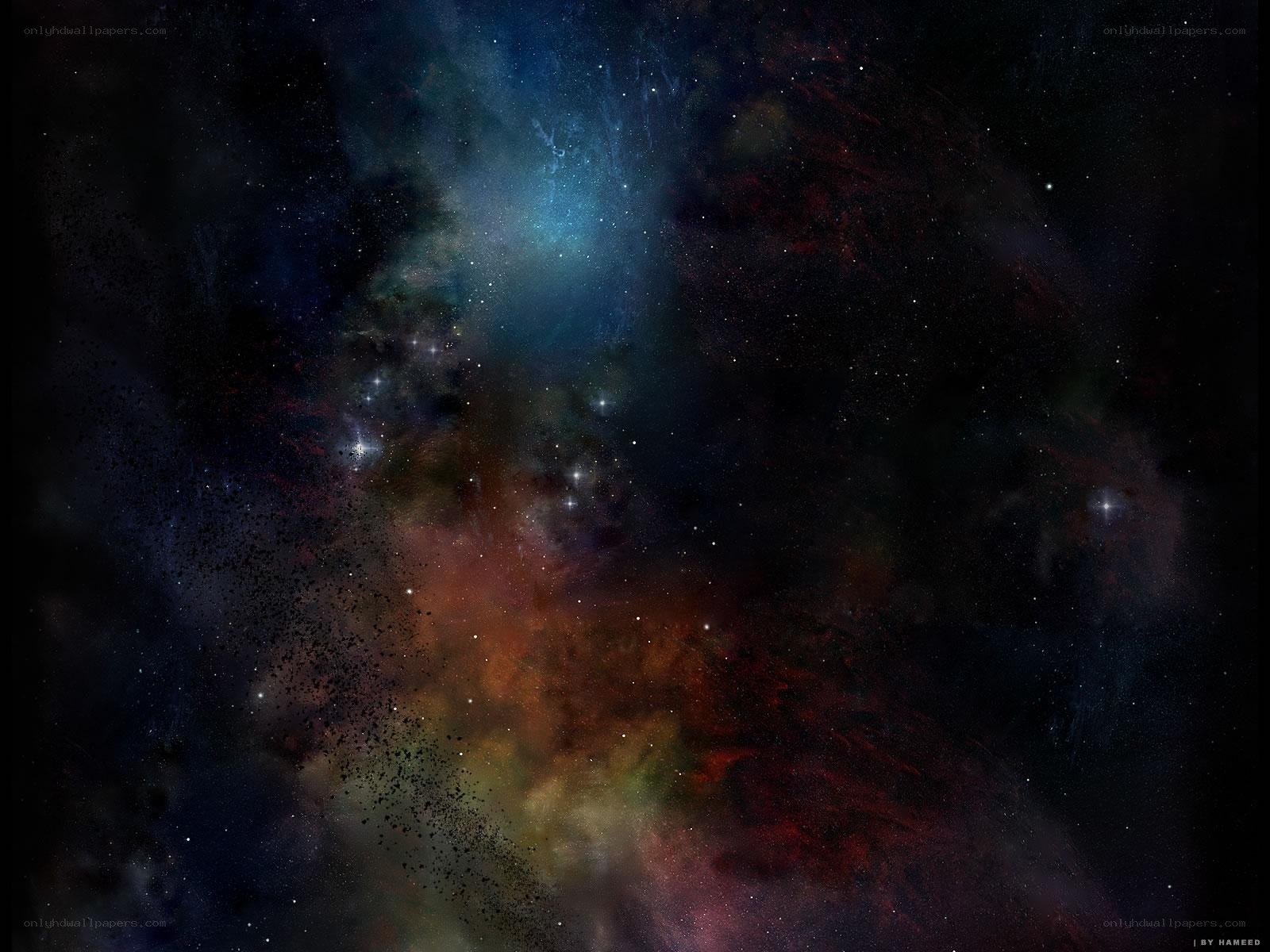 cosmic nebula and stars