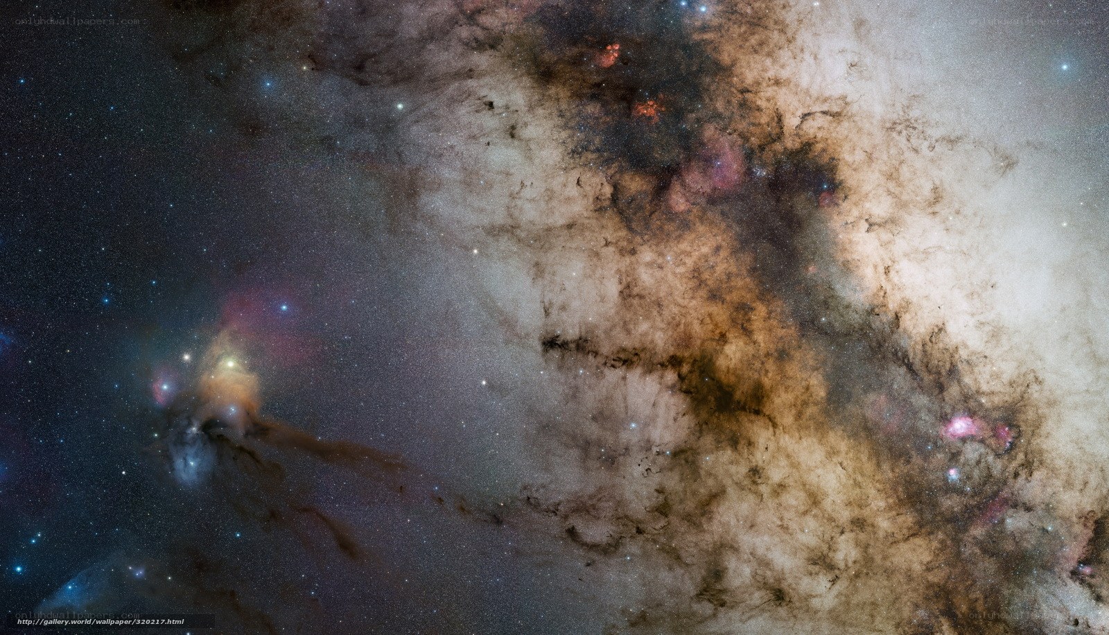 Cosmic Nebula and Stars