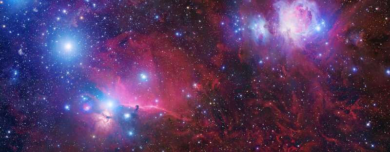 Cosmic Nebula and Stars