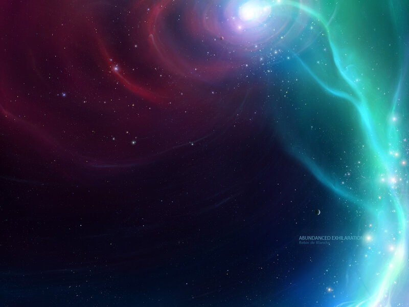Cosmic Nebula and Stars