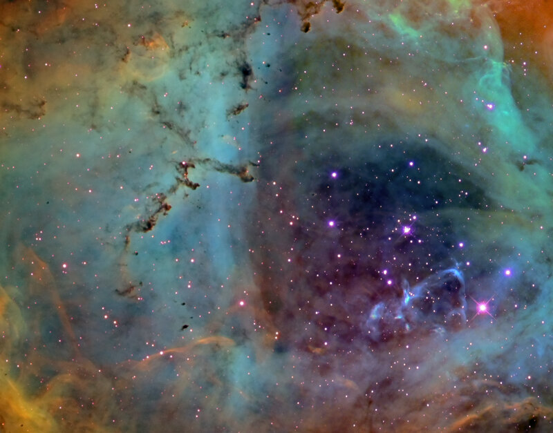 Cosmic Nebula and Stars