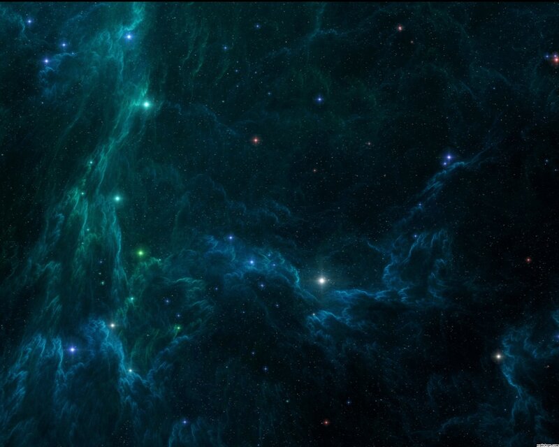 Cosmic Nebula and Stars