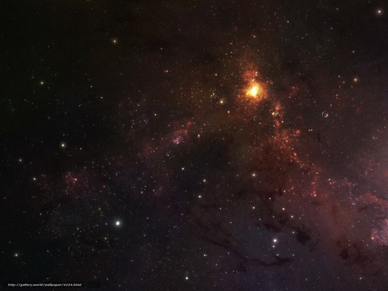Cosmic Nebula and Stars