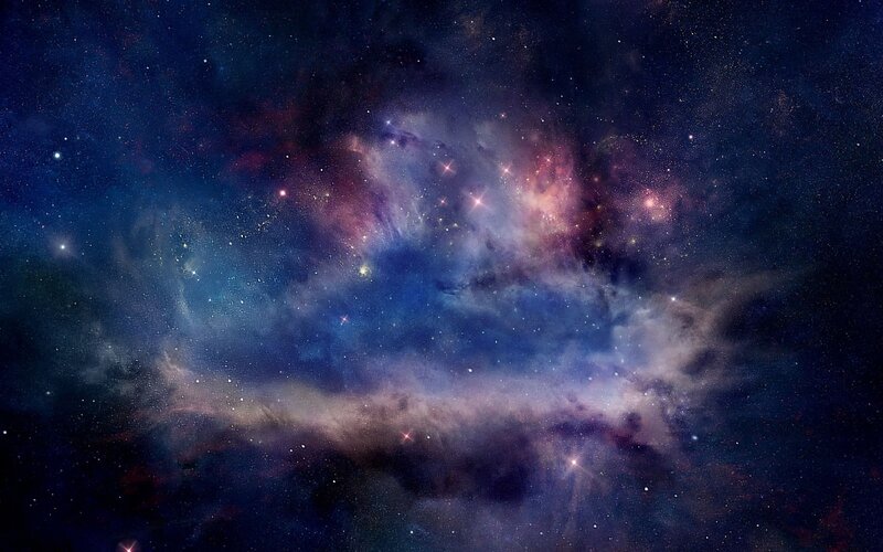 cosmic nebula and stars