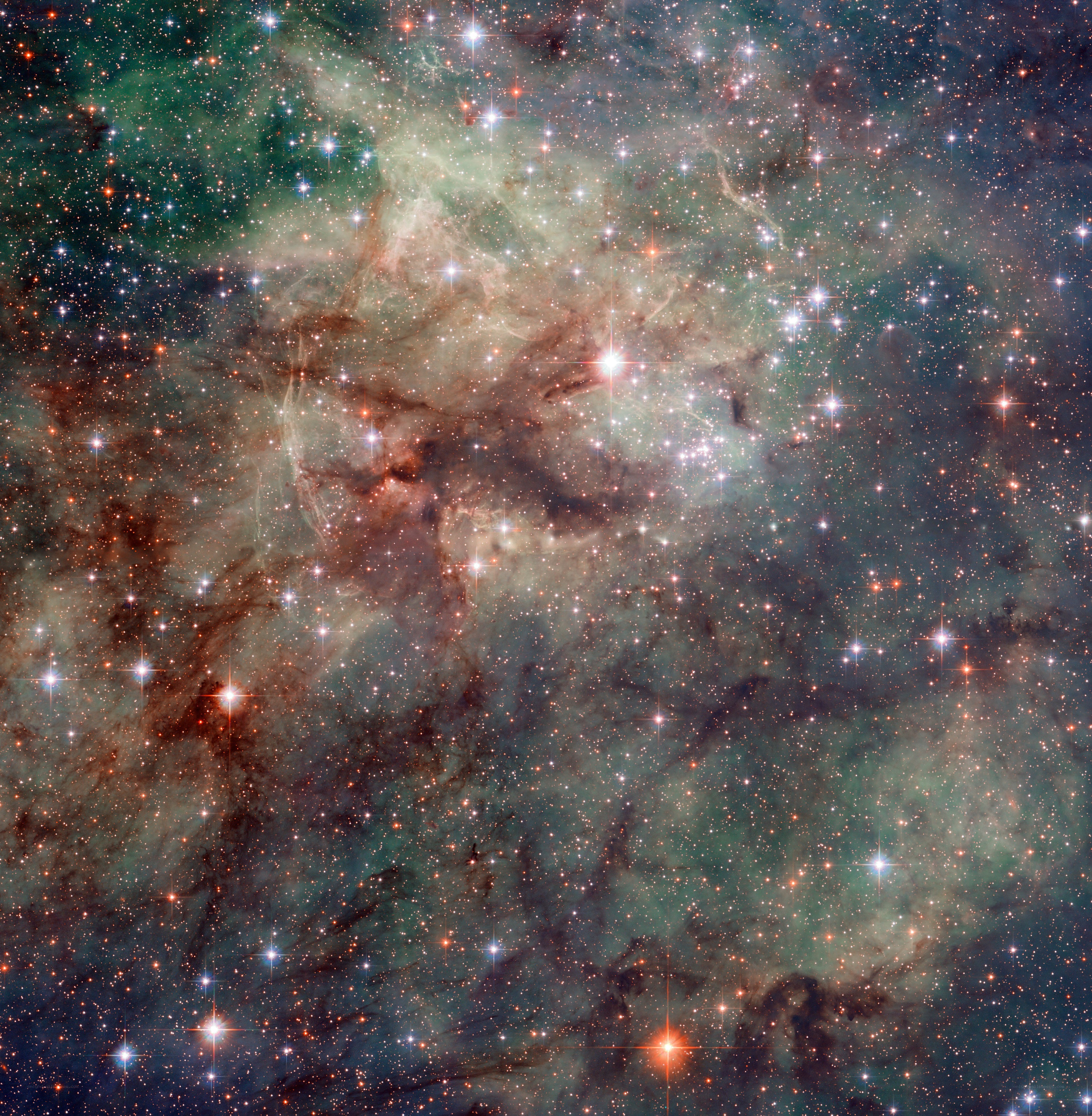 Cosmic Nebula and Stars