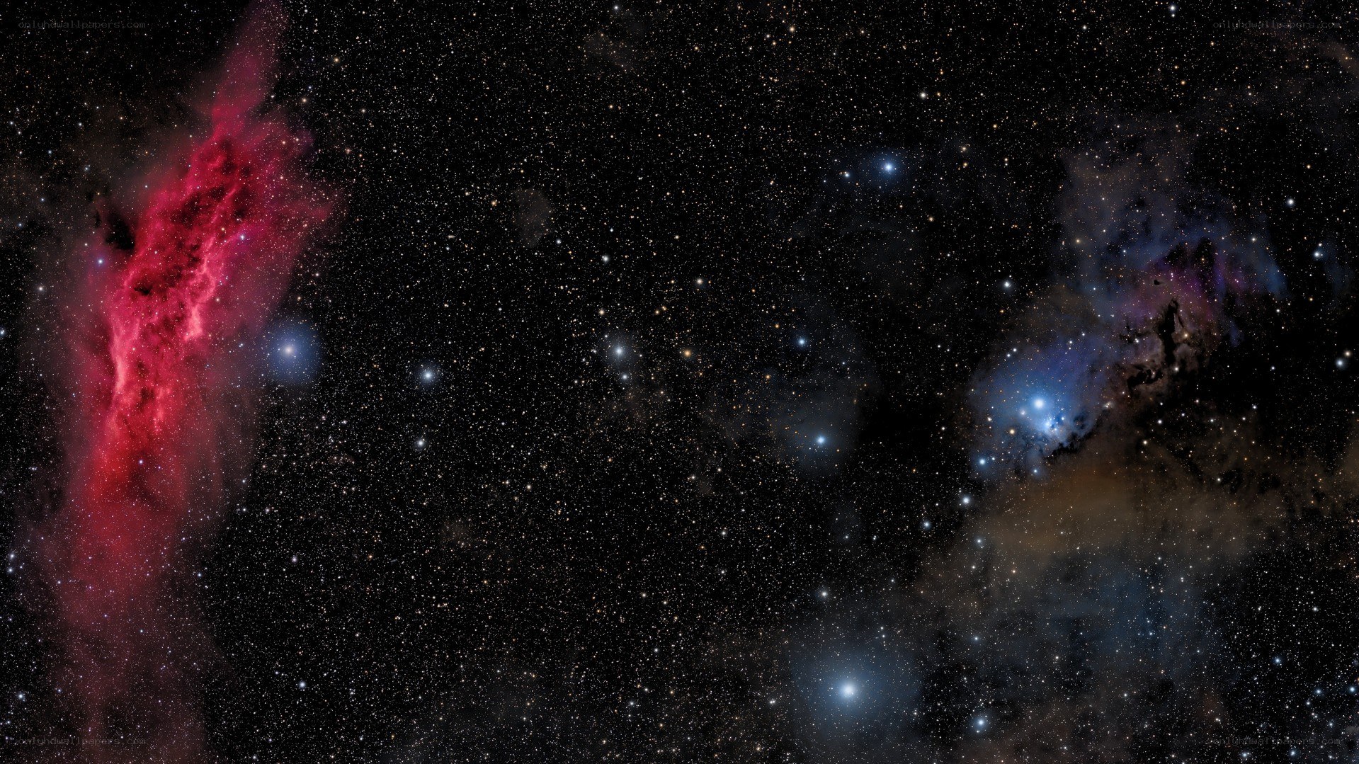 Cosmic Nebula and Stars