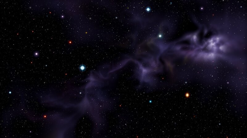 cosmic nebula and stars