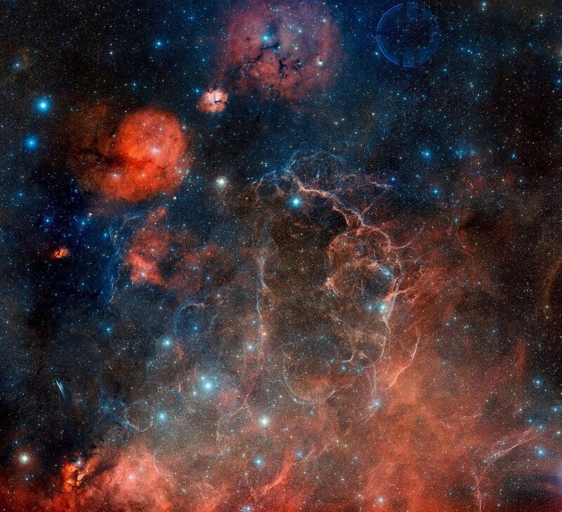 Cosmic Nebula and Stars