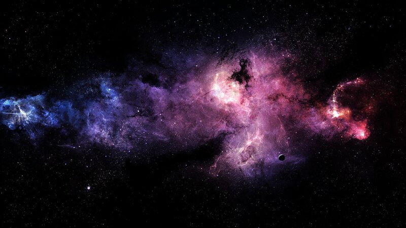 cosmic nebula and stars