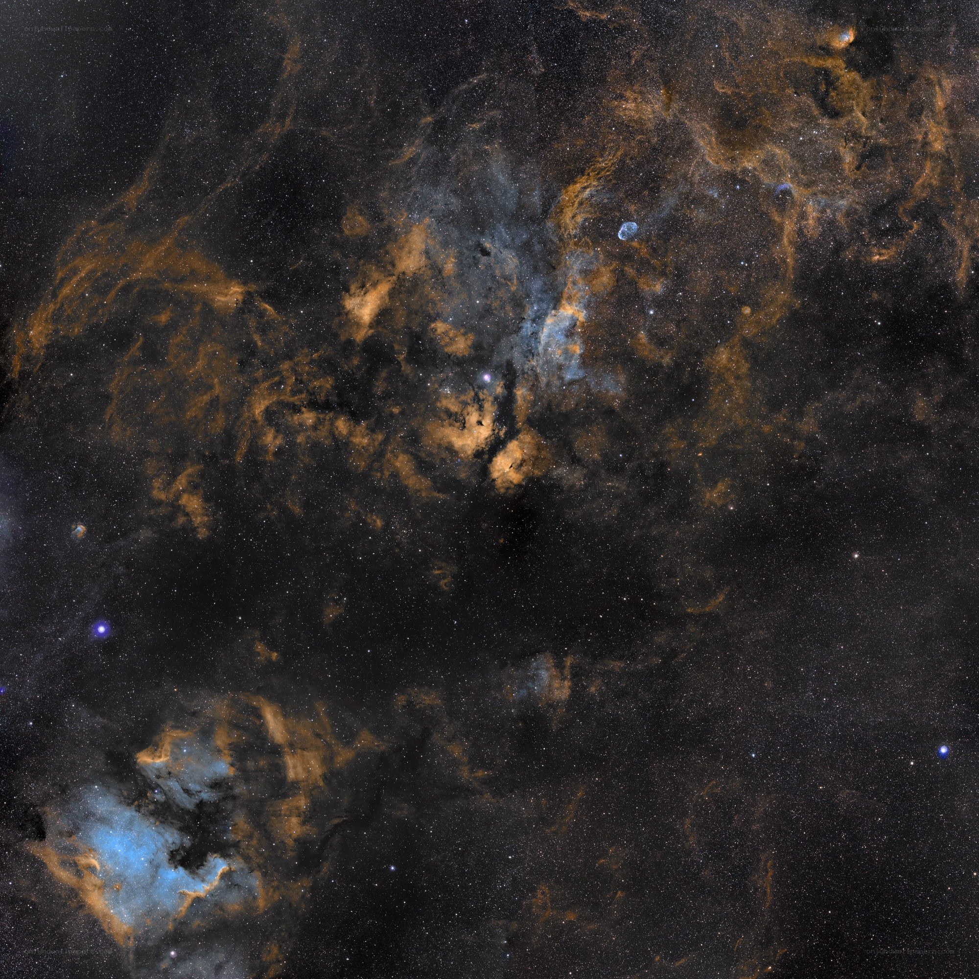 Cosmic Nebula and Stars