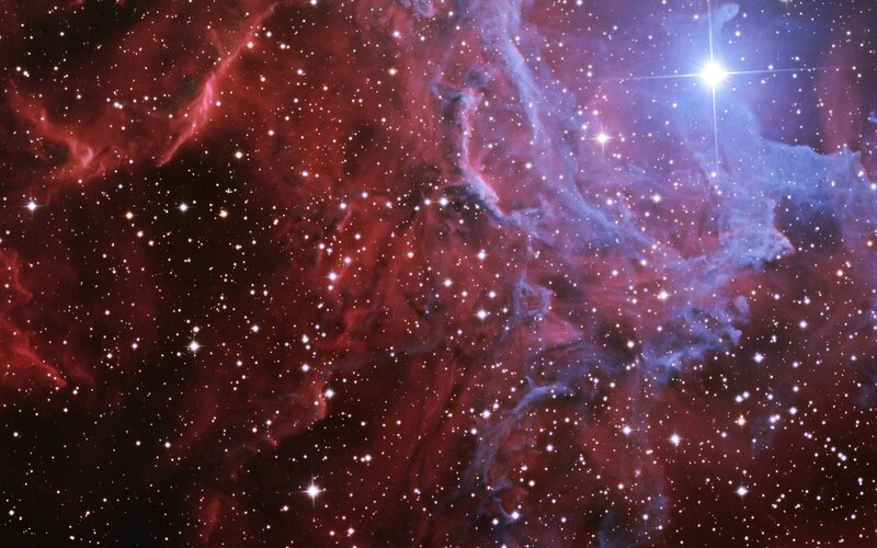 Cosmic Nebula and Stars