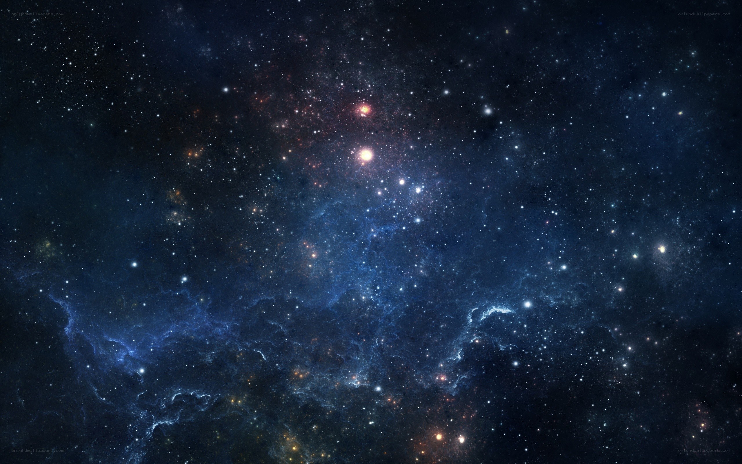 Cosmic Nebula and Stars