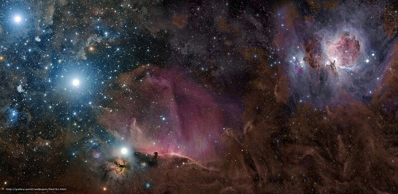 Cosmic Nebula and Stars