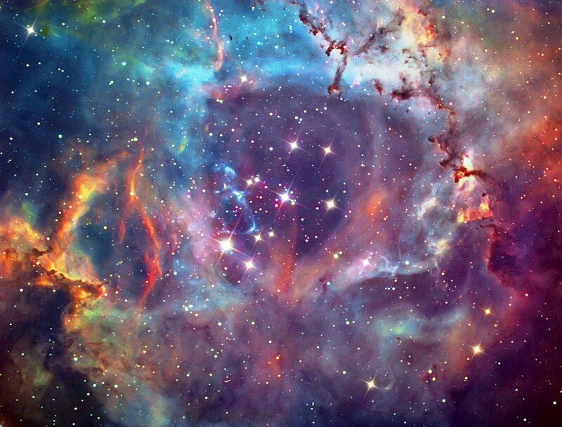 Cosmic Nebula and Stars