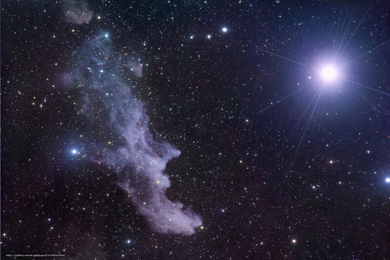 Cosmic Nebula and Stars