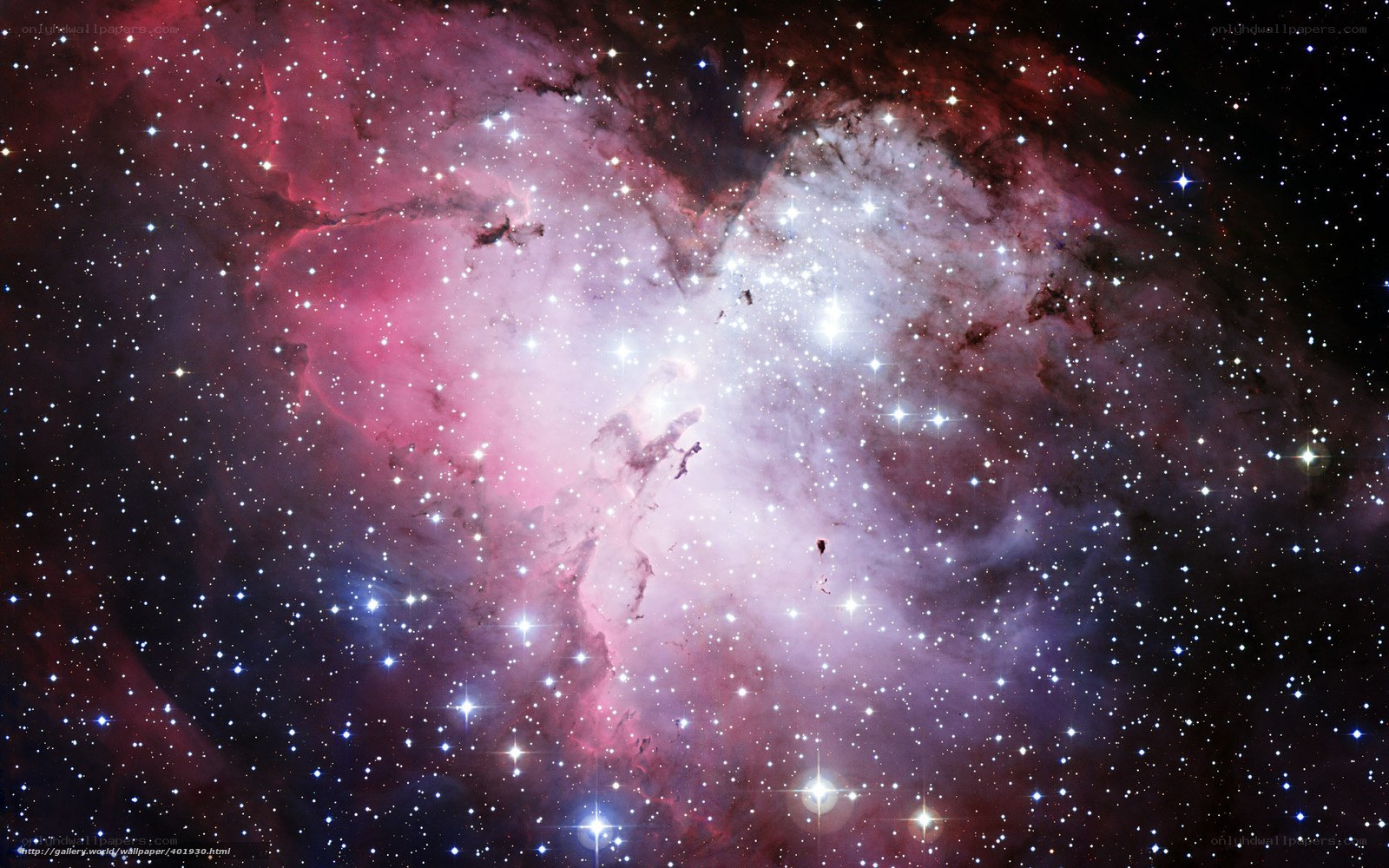 Cosmic Nebula and Stars