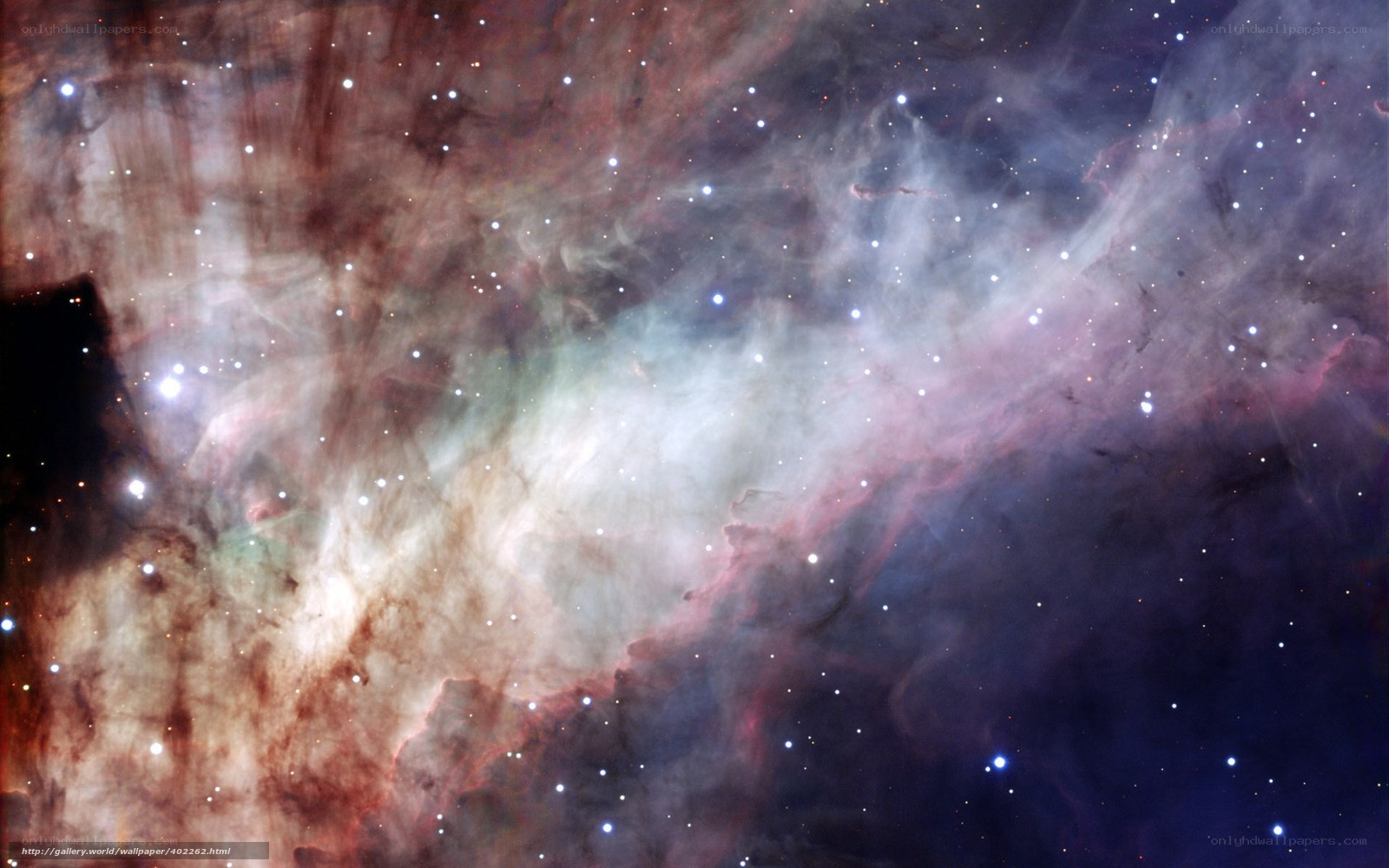Cosmic Nebula and Stars